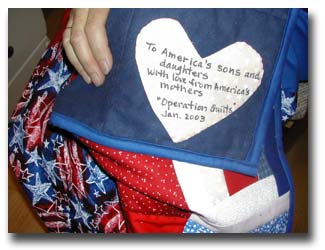 Quilt label