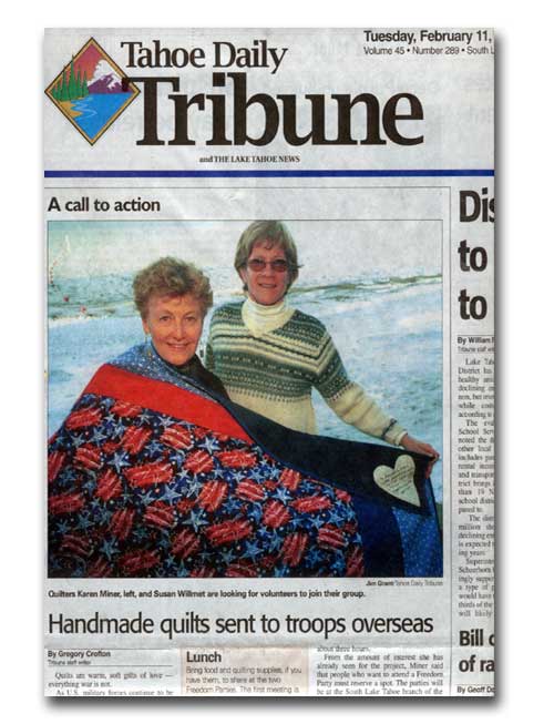 Tribune front page